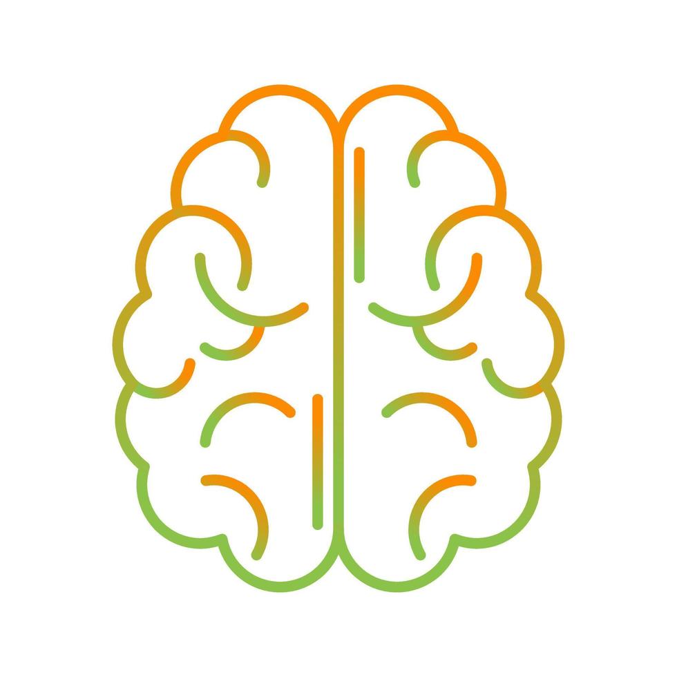 icono de vector de cerebro