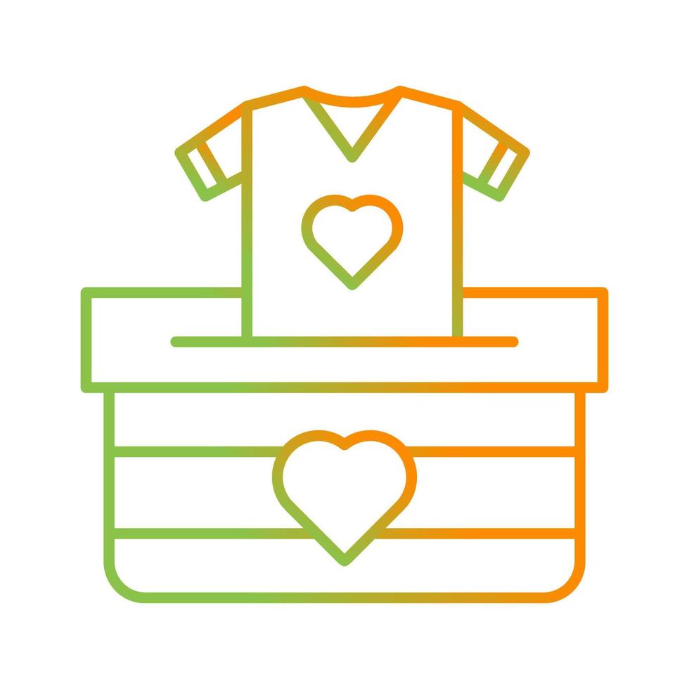 Cloth Donate Vector Icon