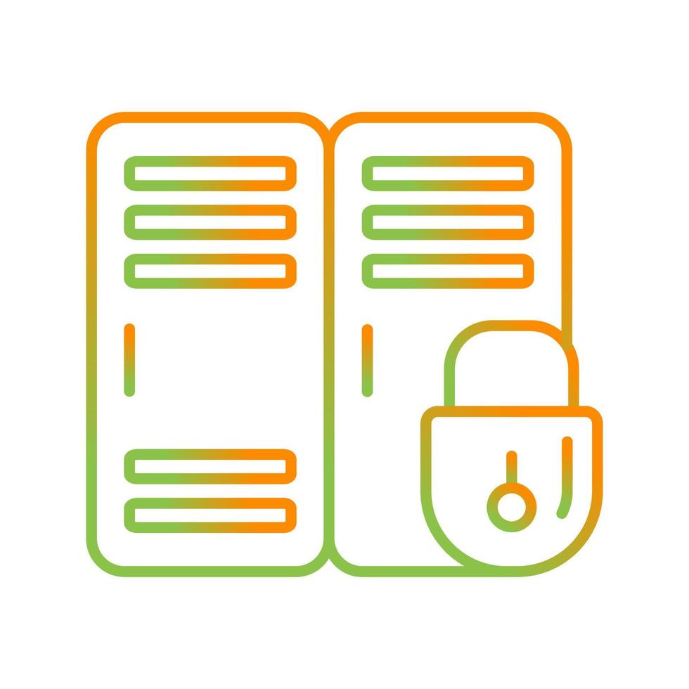 Locker Vector Icon