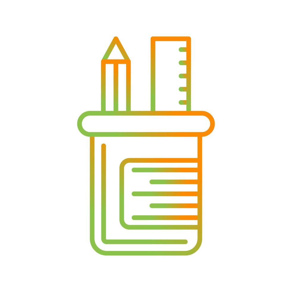 Pencil Stand Vector Icon