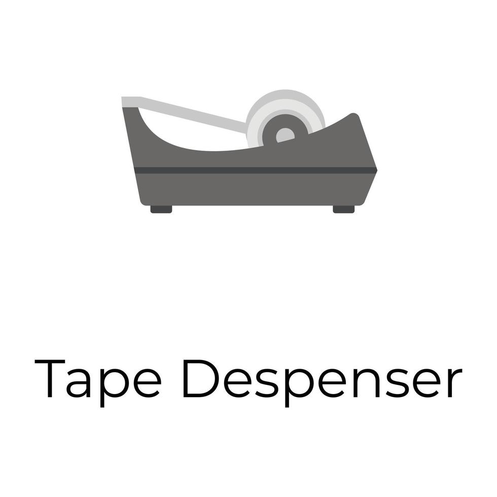 Trendy Tape Dispenser vector