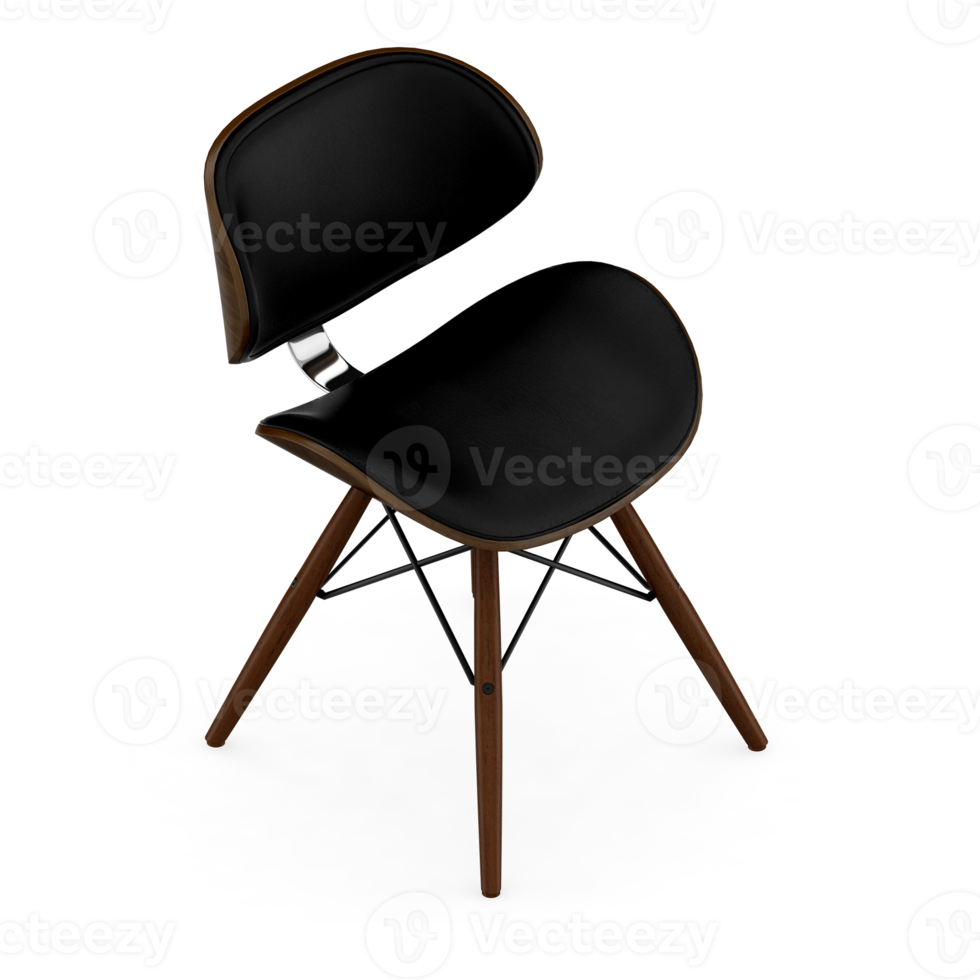 Isometric Chair 3D isolated rendering png
