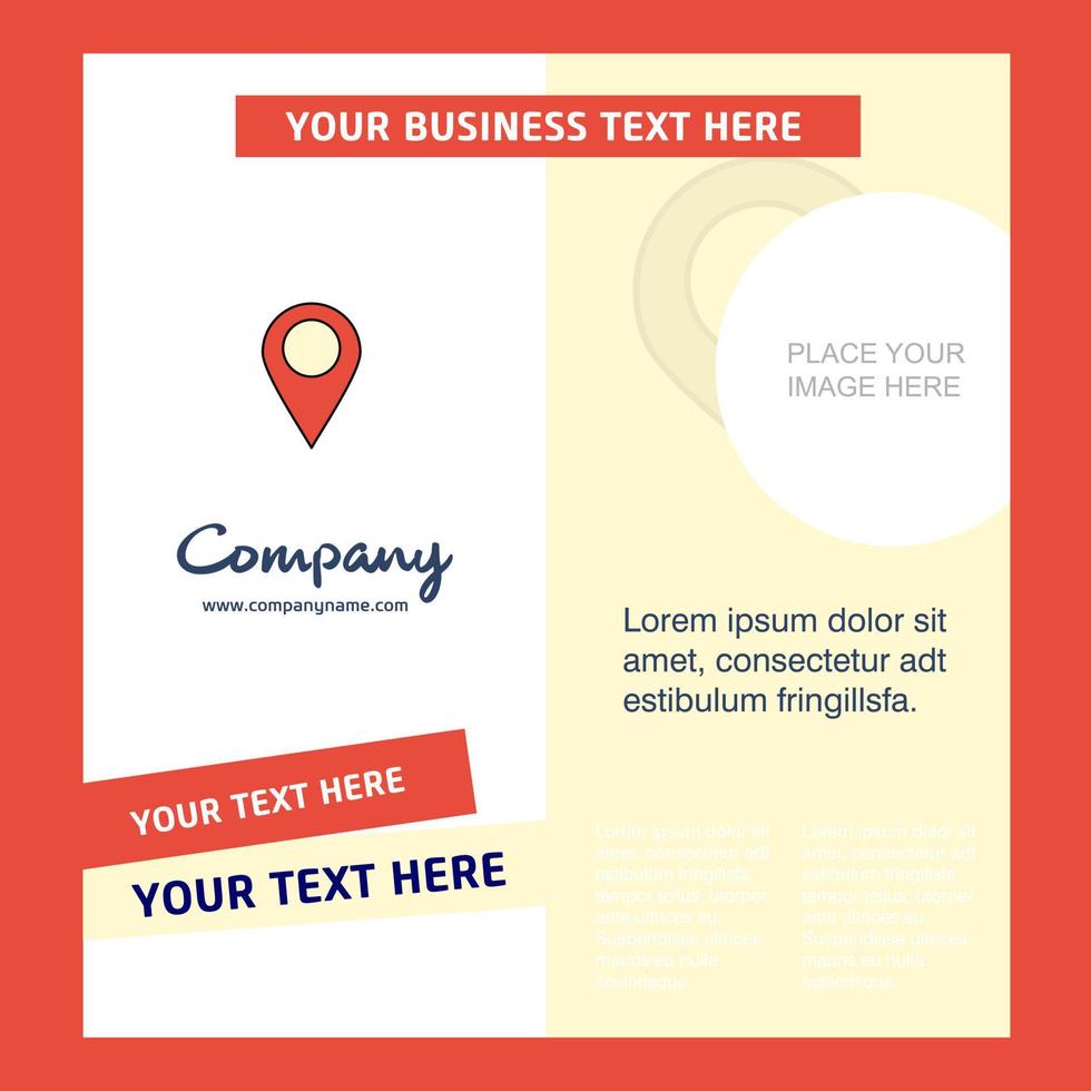 Location Company Brochure Template Vector Busienss Template