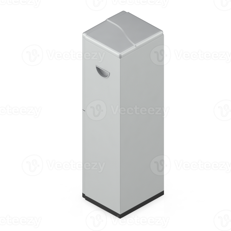 Isometric Water Dispenser 3D render png
