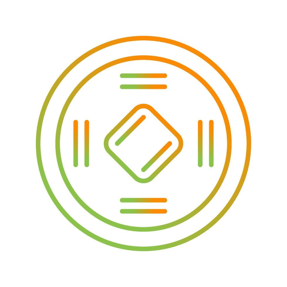 Lucky Coin Vector Icon