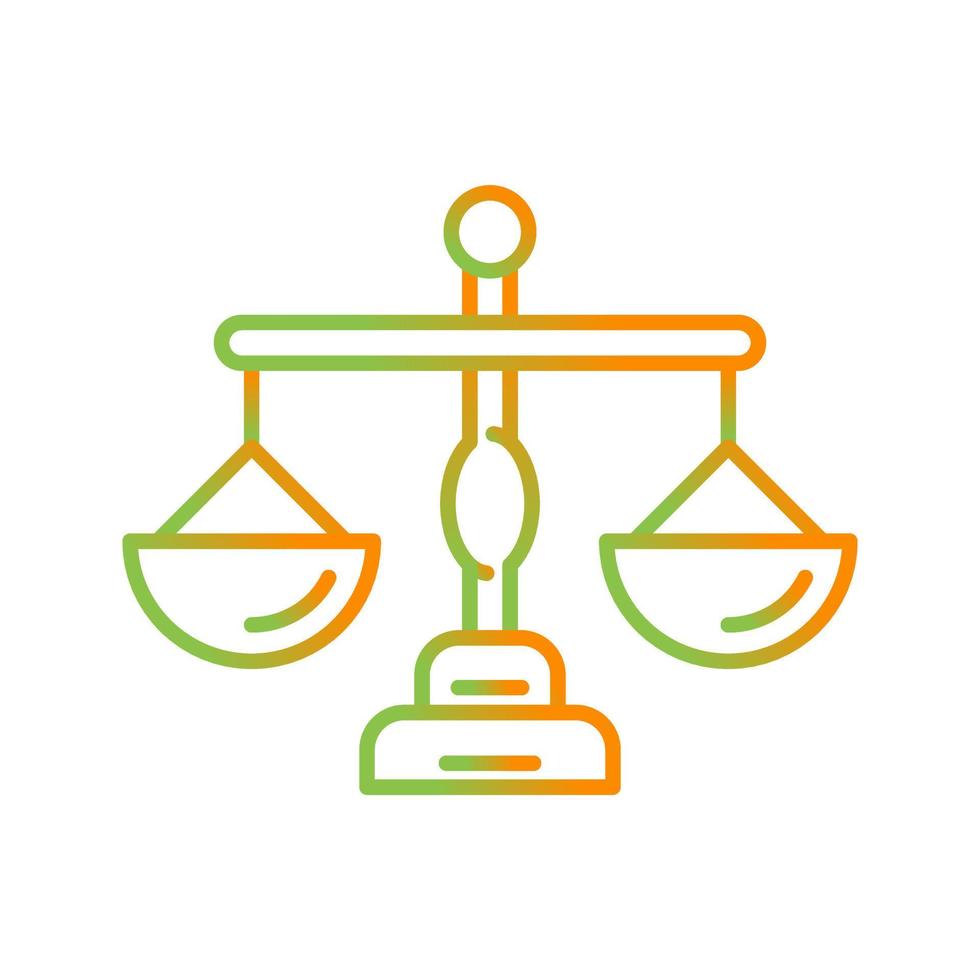 Justice Scale Vector Icon