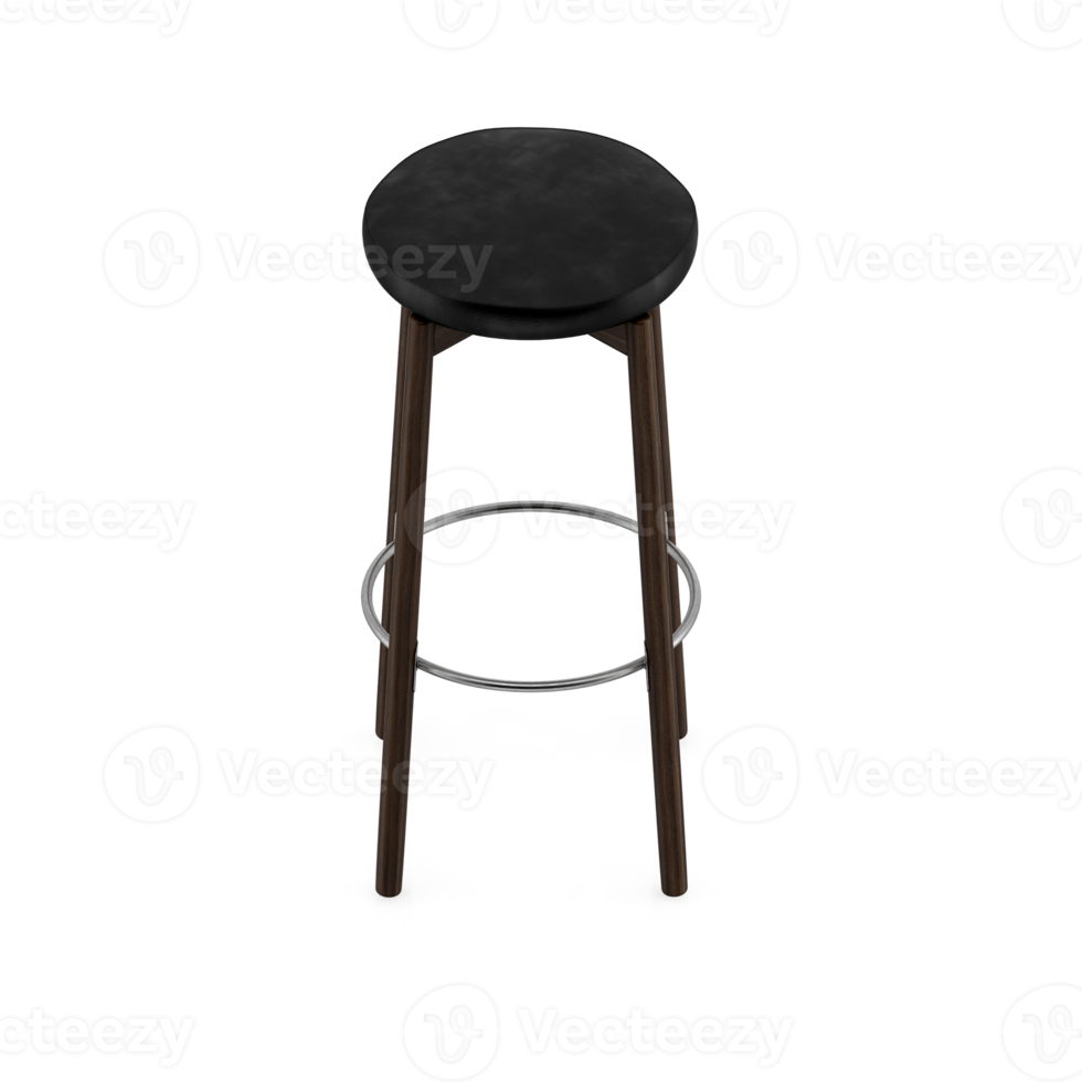 Isometric Chair 3D isolated rendering png