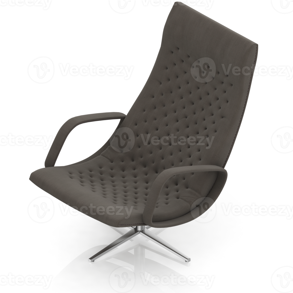 Isometric Armchair Isolated 3D render png