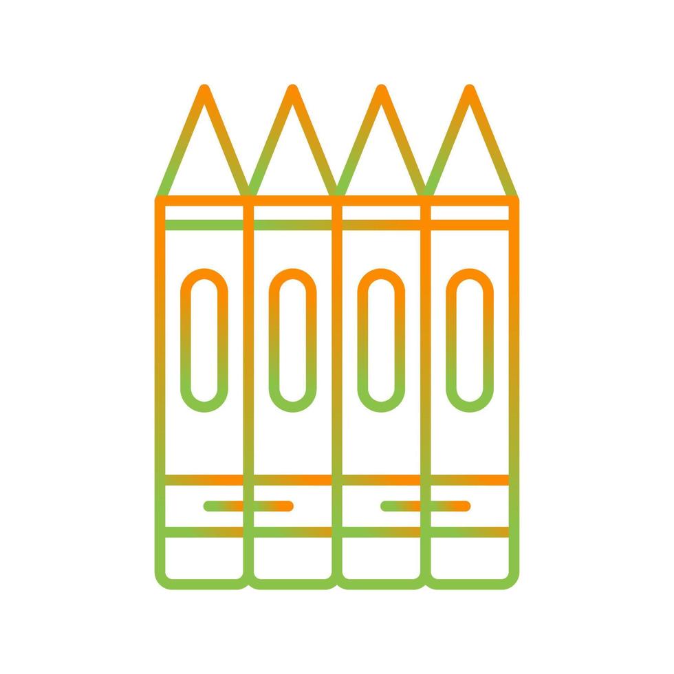 Crayons Vector Icon