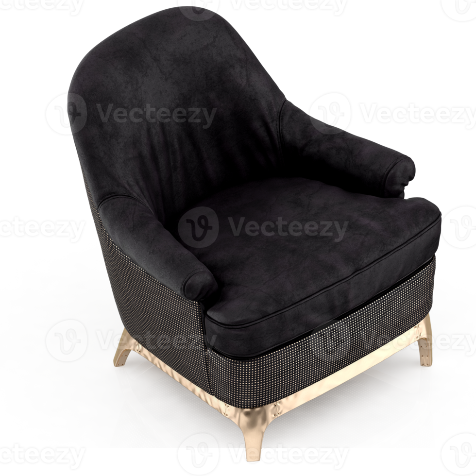 Isometric Armchair Isolated 3D render png