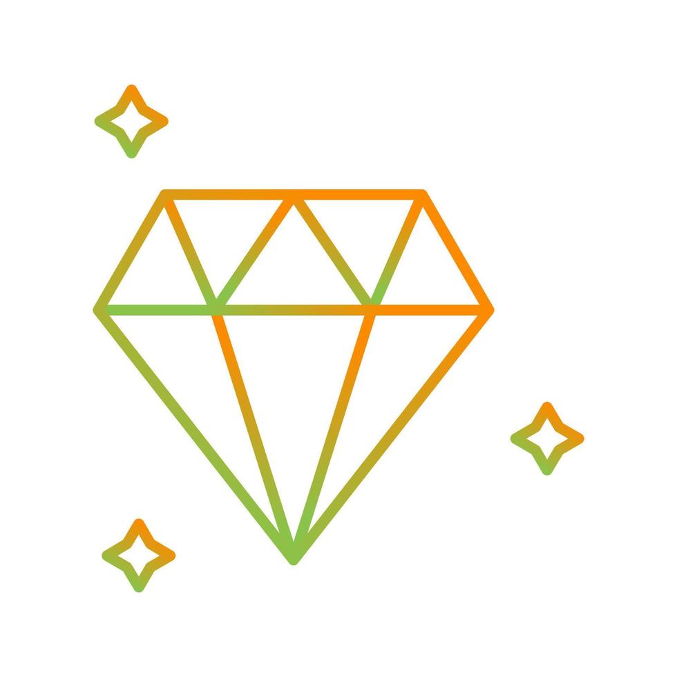 icono de vector de diamante