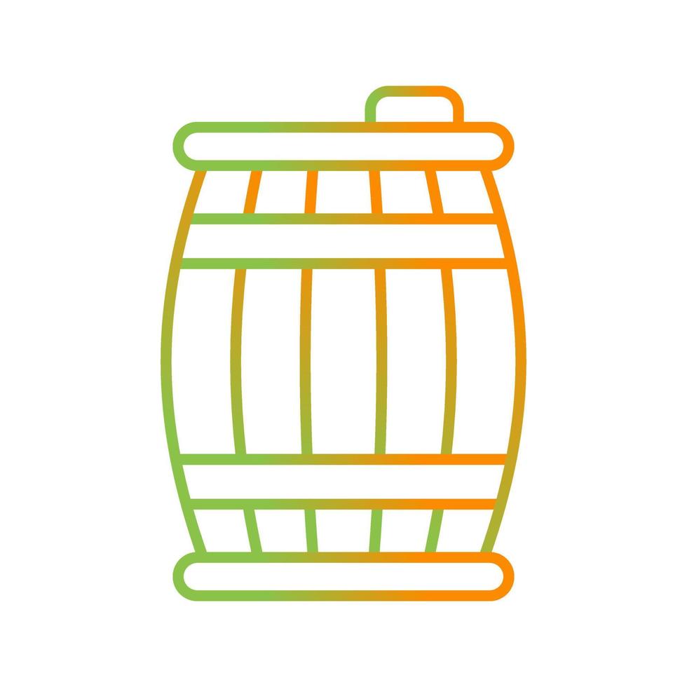 icono de vector de barril