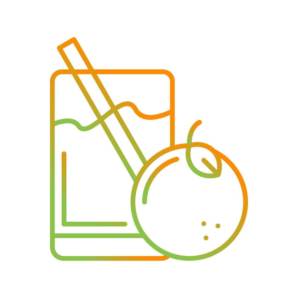 icono de vector de jugo