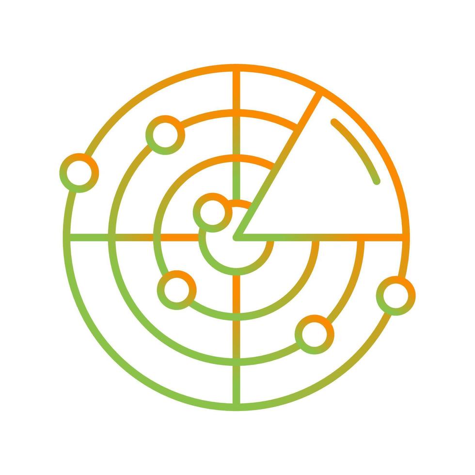 Radar Vector Icon