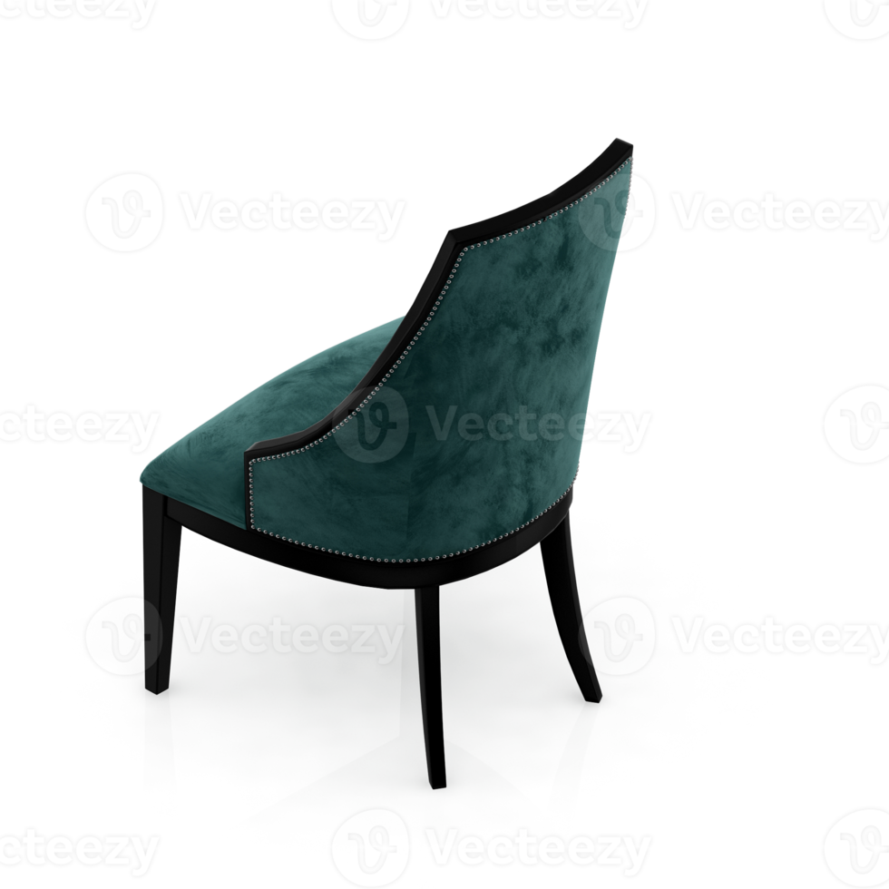 Isometric Chair 3D isolated rendering png