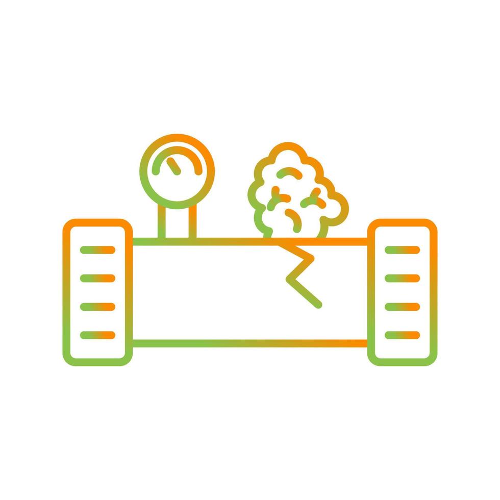 Gas Leak Vector Icon