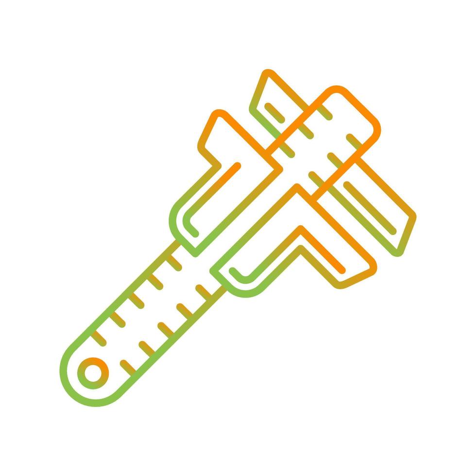 Vernier Caliper Vector Icon