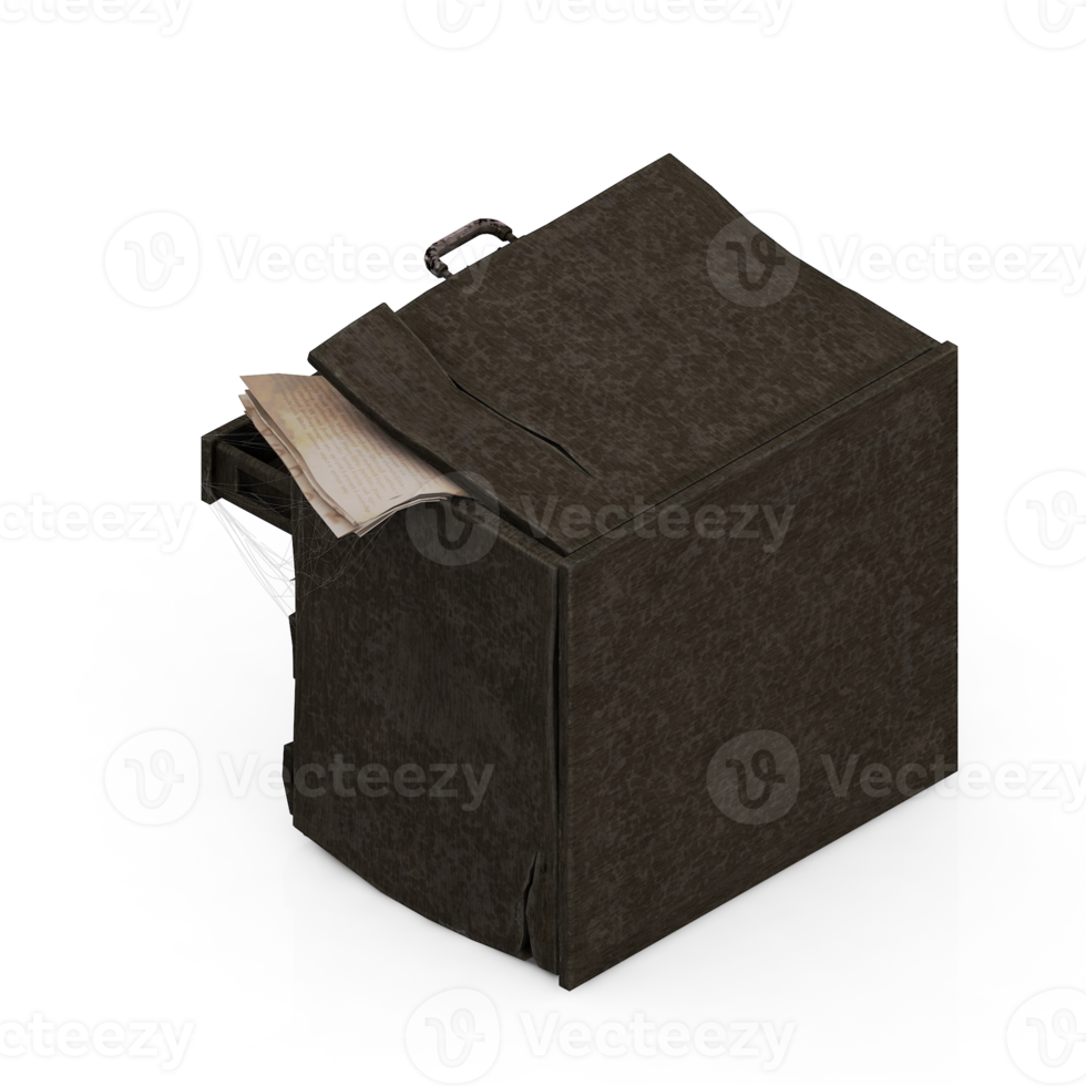 Isometric Decoration 3D render png