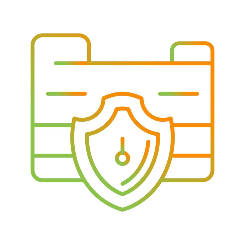 Folder protection Vector Icon