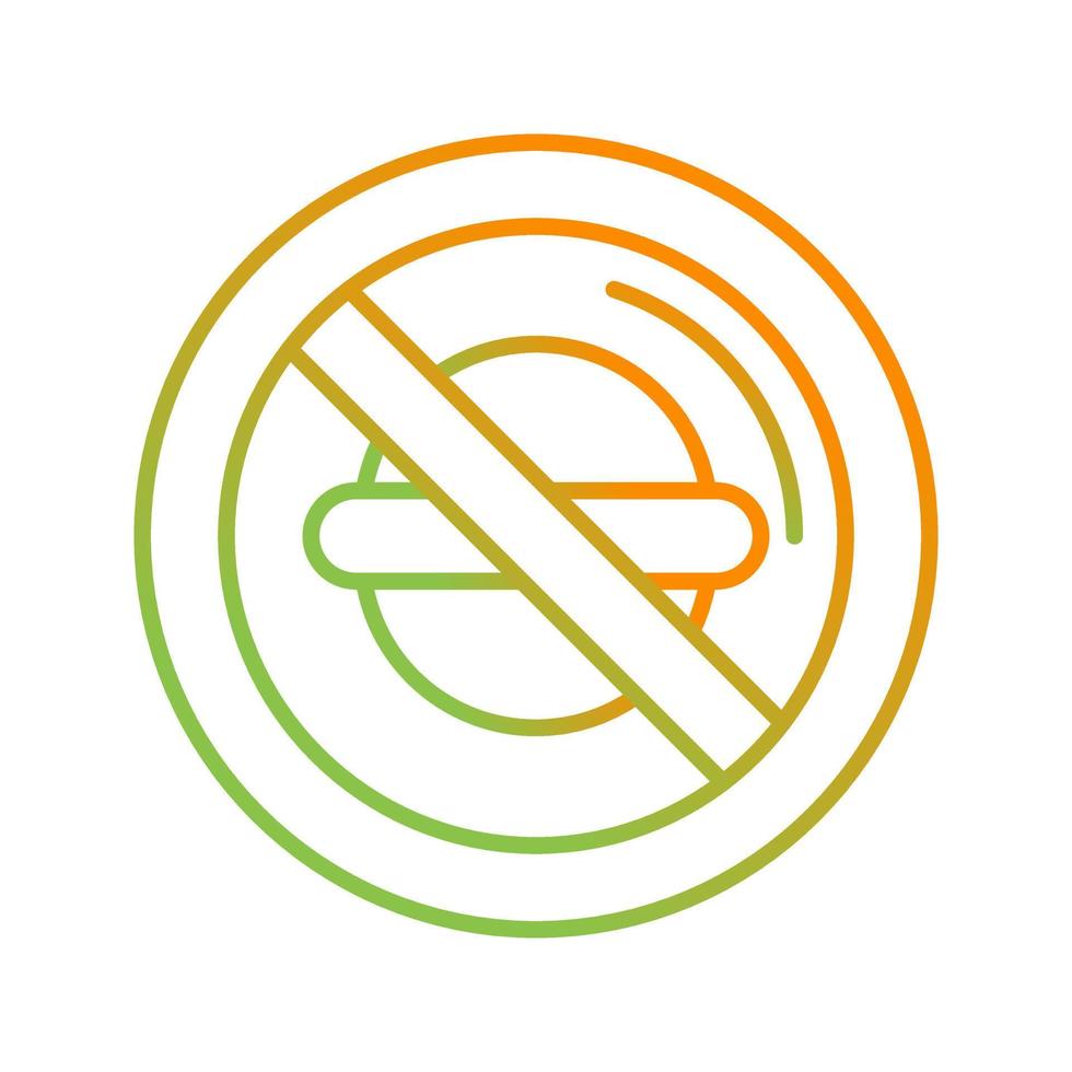 No Food Vector Icon