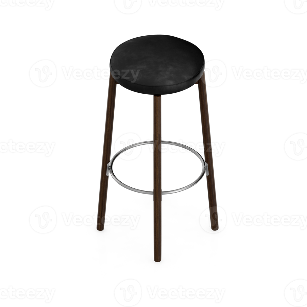 Isometric Chair 3D isolated rendering png
