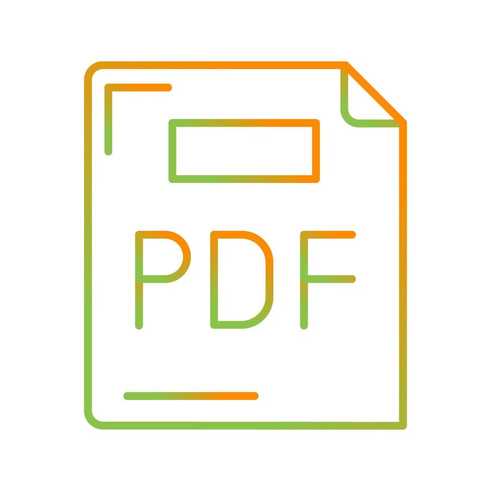 icono de vector de pdf