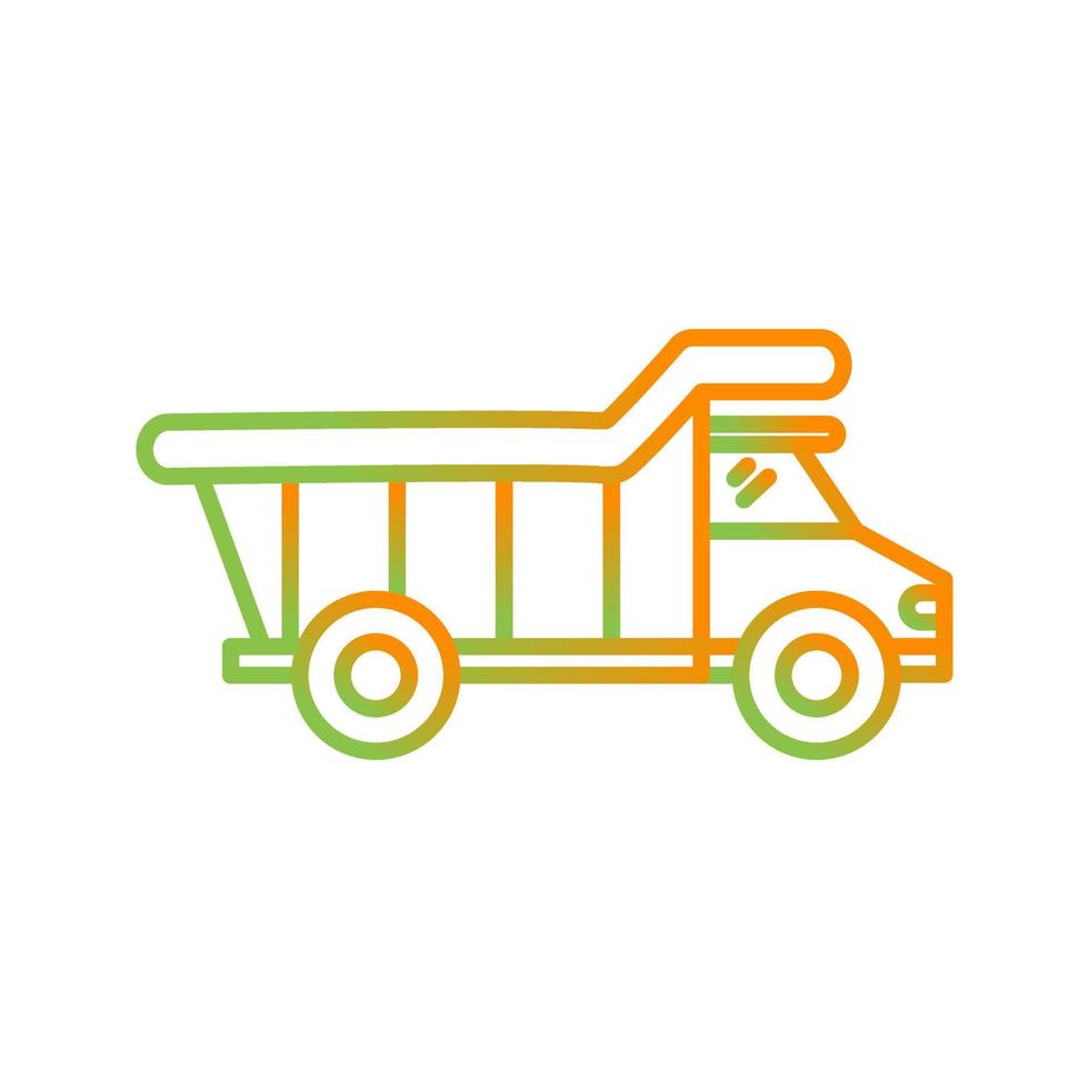 Dump Truck Vector Icon