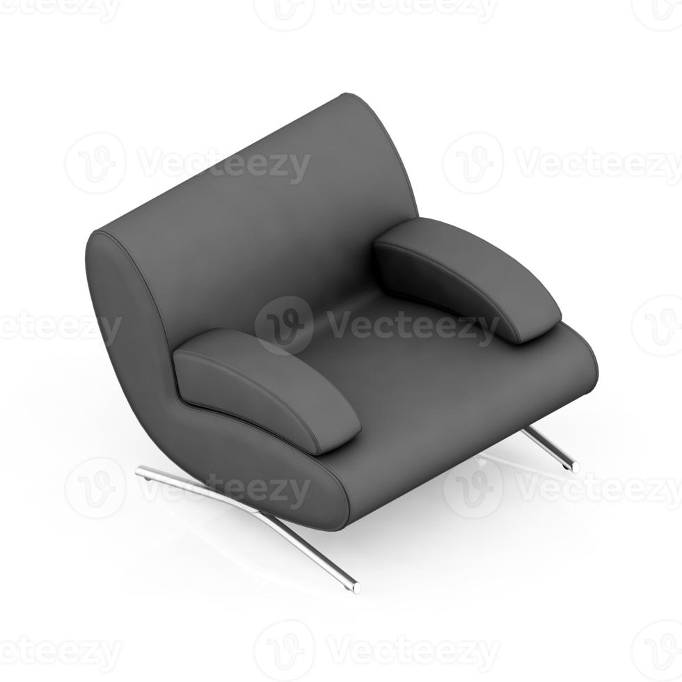 isometrisk fåtölj isolerat 3d framställa png