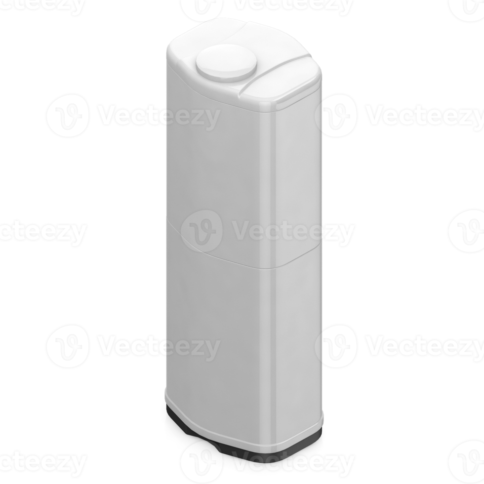 Isometric Water Dispenser 3D render png