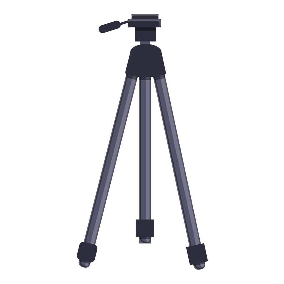 Cinema tripod icon, cartoon style vector