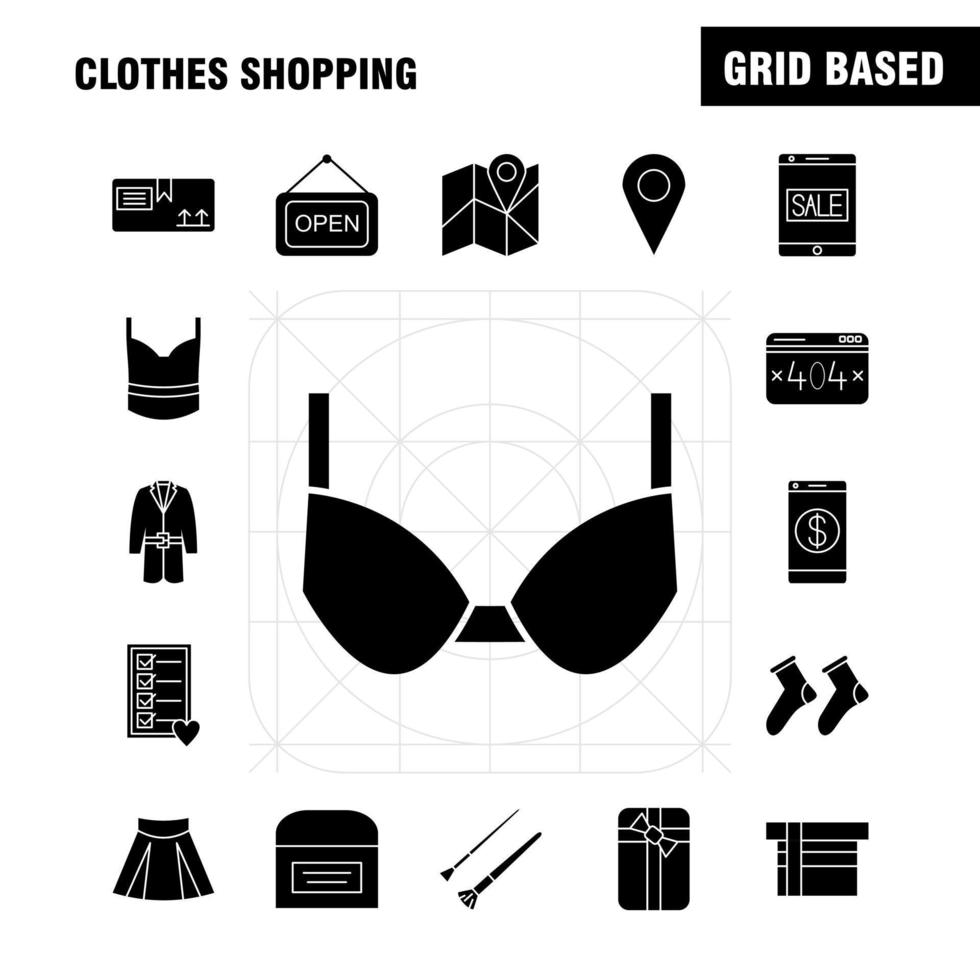 Interior Design Solid Glyph Icons Set For Infographics Mobile UXUI Kit And Print Design Include Bucket Water Bucket Tub Washroom Fan Electronics Electric Eps 10 Vector
