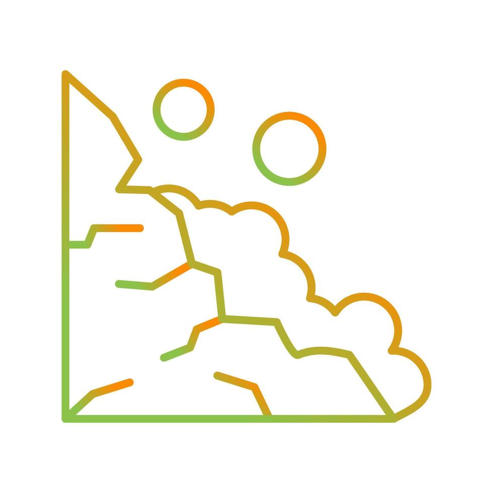 Landslide Vector Icon