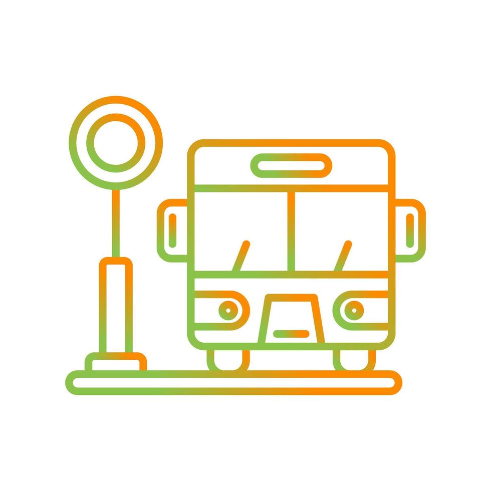 Bus Stop Vector Icon