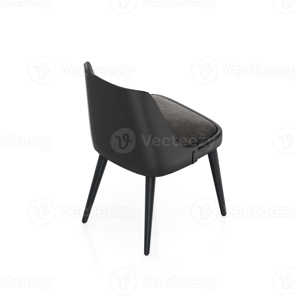 Isometric Chair 3D isolated rendering png