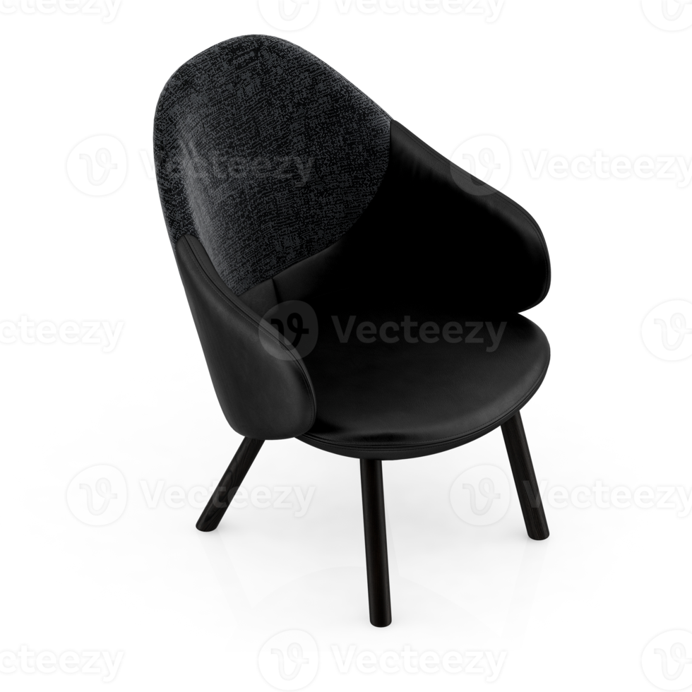Isometric Chair 3D isolated rendering png