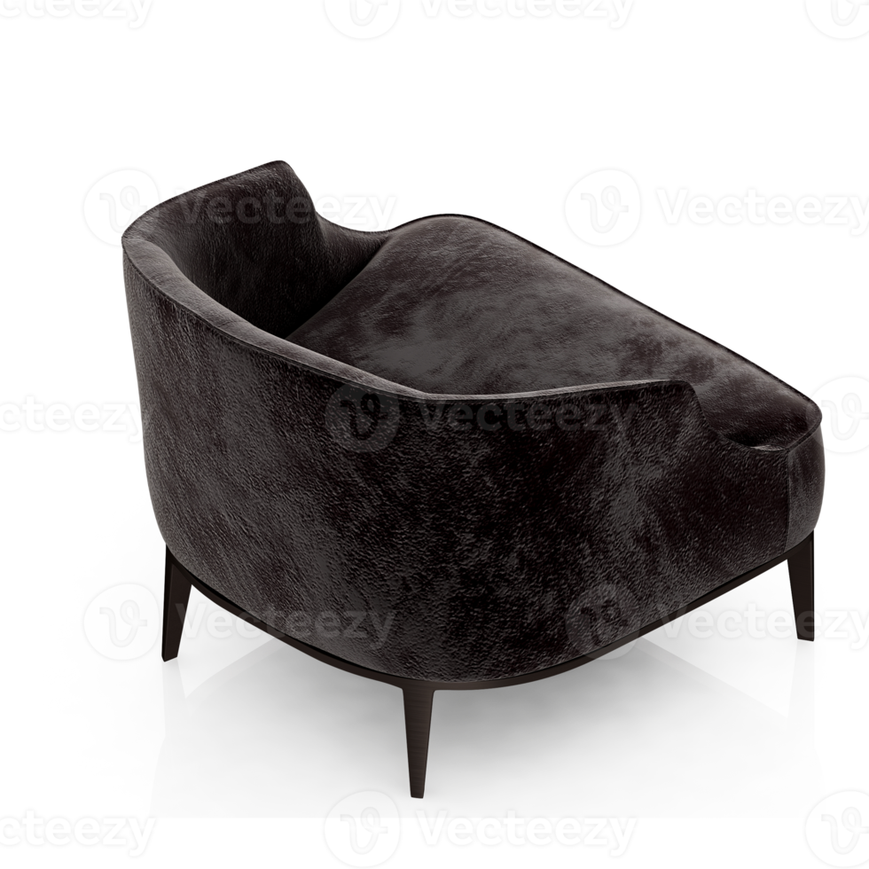 Isometric Armchair Isolated 3D render png