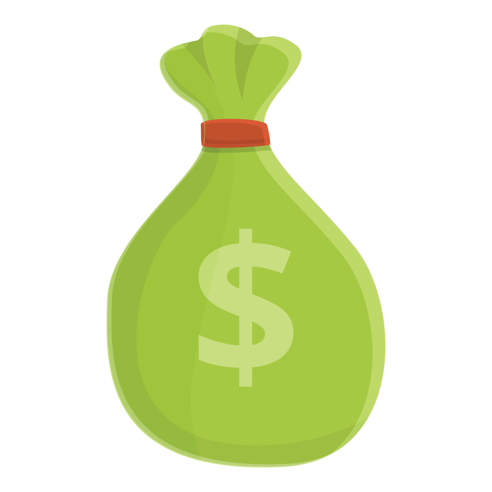 Green auction money bag icon, cartoon style 14279672 Vector Art at Vecteezy