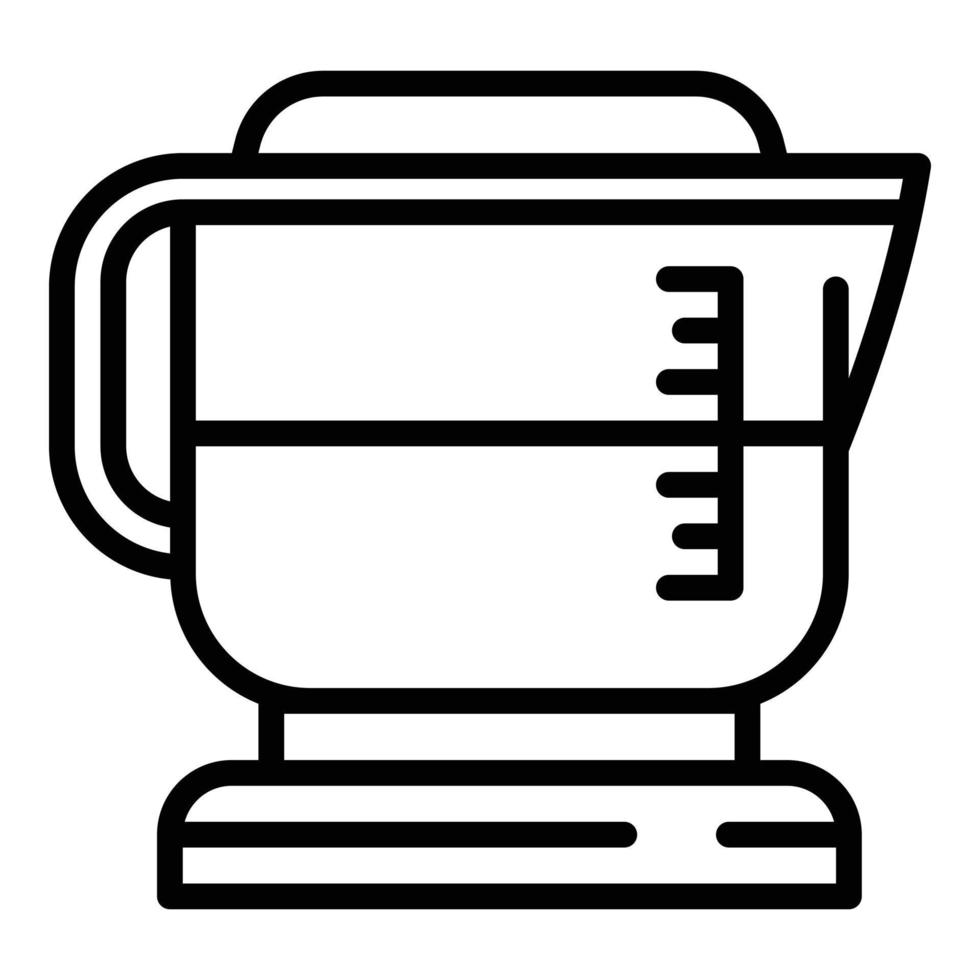 Espresso coffee maker icon, outline style vector