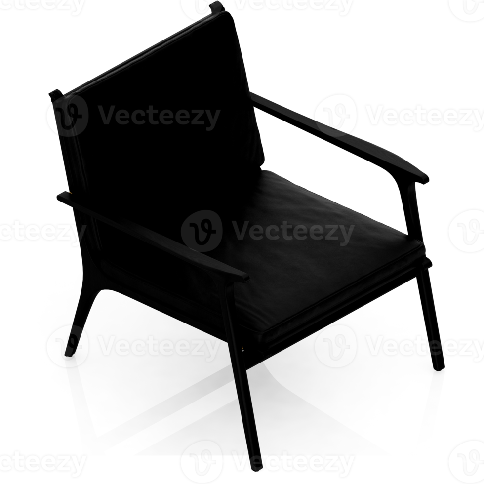 Isometric Armchair Isolated 3D render png