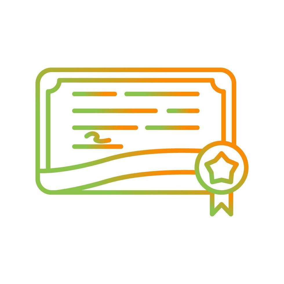 Certificate Vector Icon