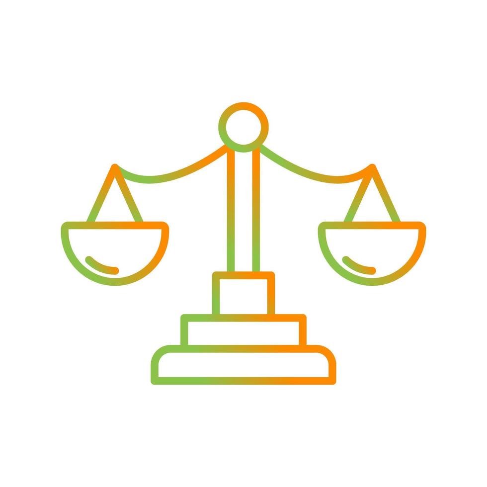 Justice Scale Vector Icon