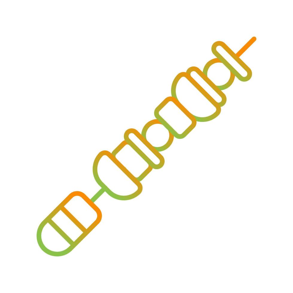 Skewers Vector Icon