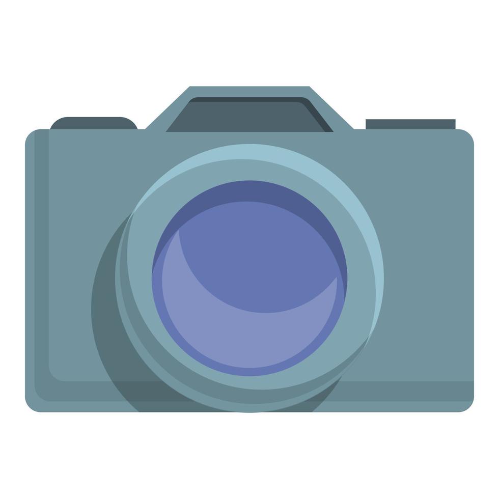 Slovenia travel camera icon, cartoon style vector