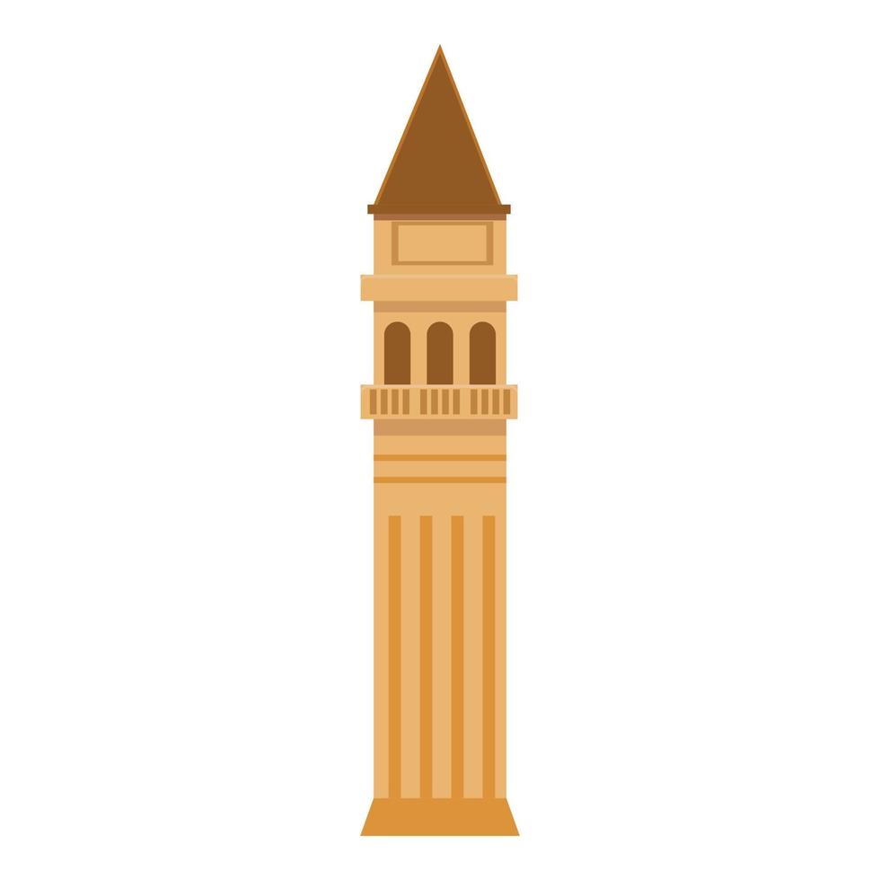 Slovenia historical tower icon, cartoon style vector