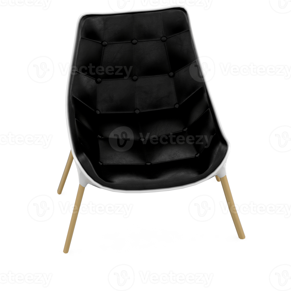 Isometric Chair 3D isolated rendering png