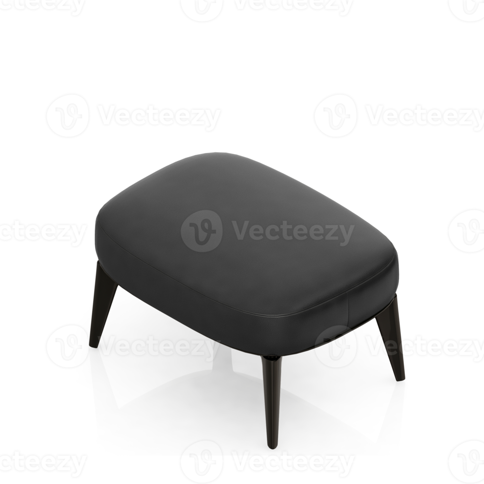 Isometric Chair 3D isolated rendering png
