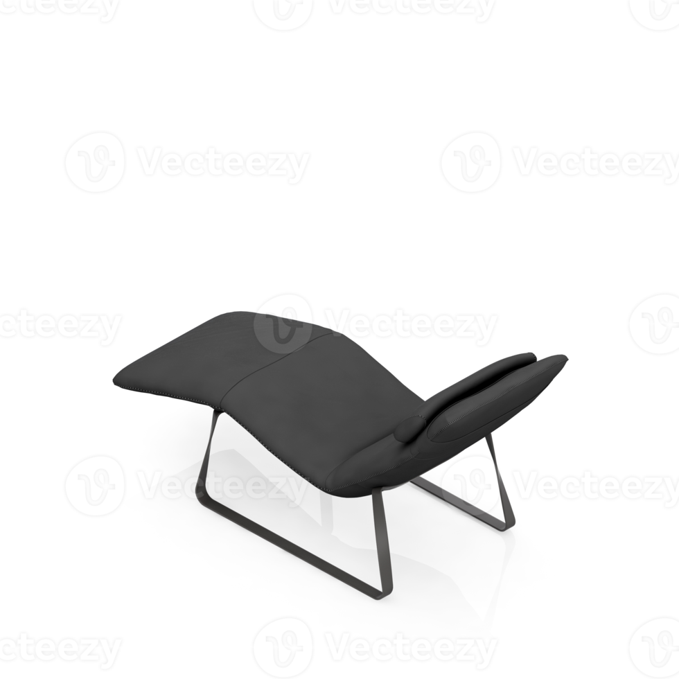 Isometric Chair 3D isolated rendering png