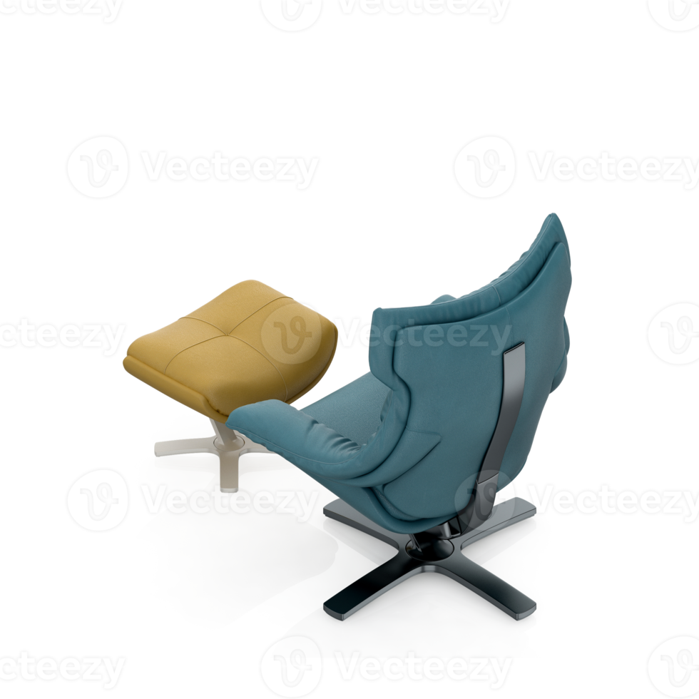 Isometric Armchair Isolated 3D render png