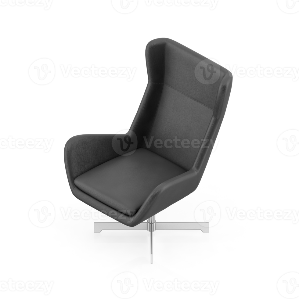 Isometric Chair 3D isolated rendering png