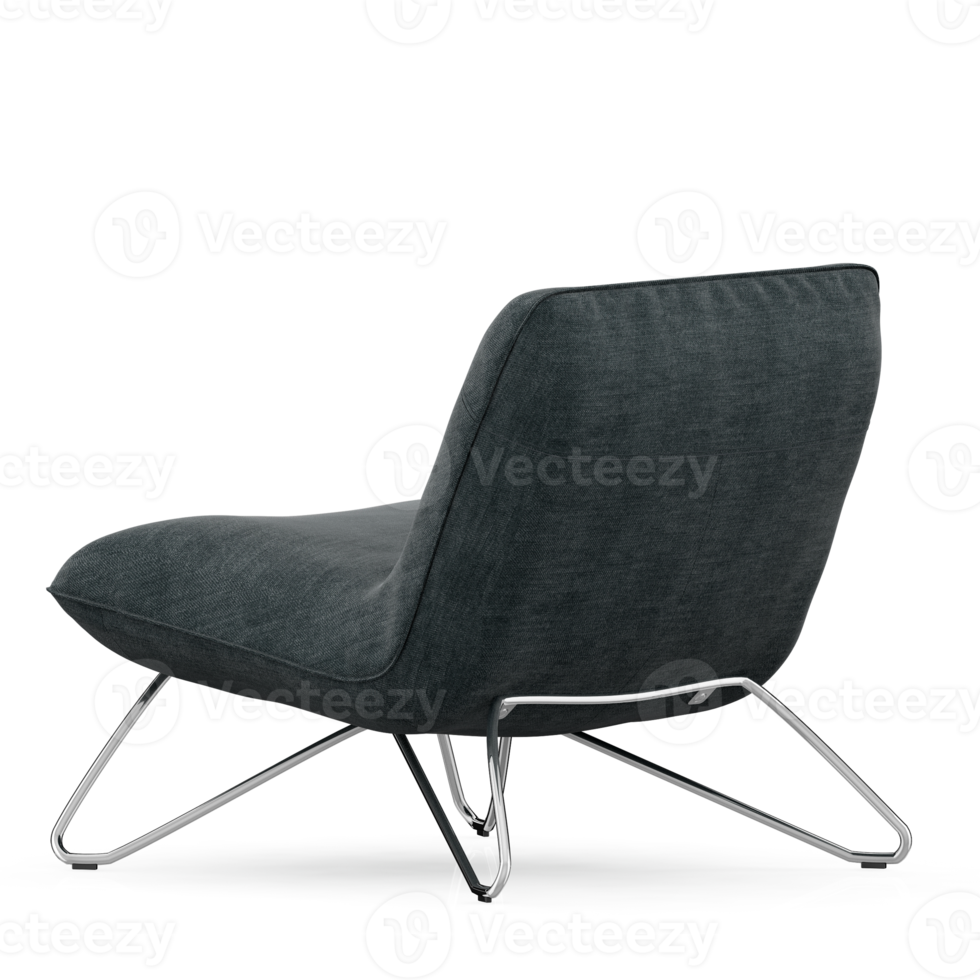 chaise isométrique rendu isolé 3d png